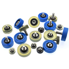 Silicon Rubber / Urethane Molded Bearings - Flat, with Threaded Shaft(UMBT20-45A UMBH15-45A UMBT15-45A UMBH20-45）