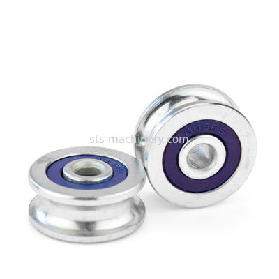 5x23x6.5mm Nickel Plated Track Roller Bearings / Sliding Doors Rollers Wheels / Aluminum Sliding Window Roller