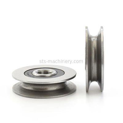 5x23x6.5mm Nickel Plated Track Roller Bearings / Sliding Doors Rollers Wheels / Aluminum Sliding Window Roller