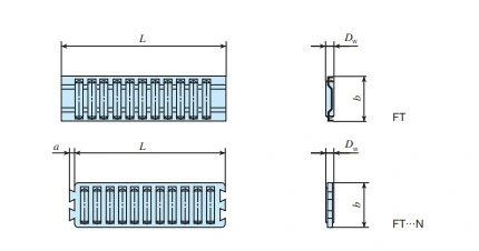 Линейные плоские подшипники ролика FT4026V FT5038 FT5043 FT5030V