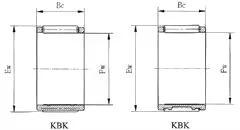 Подшипники иглы собраний ролика и клетки иглы серии KBK для штырей поршеня, поставщика клетки иглы (KBK 8X11X10 KBK 8X11X12 KBK 9X12X11.5 KBK 9X12X13 KBK 9X12X14)
